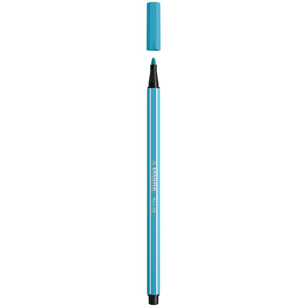 Caneta hidrográfica Ponta Sintética 68/57 - Azul Claro - Stabilo
