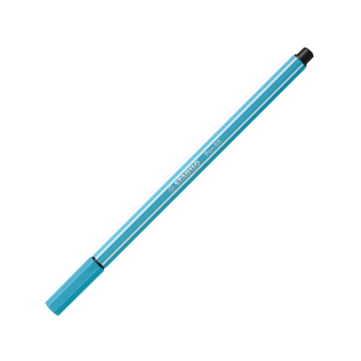 Caneta hidrográfica Ponta Sintética 68/57 - Azul Claro - Stabilo