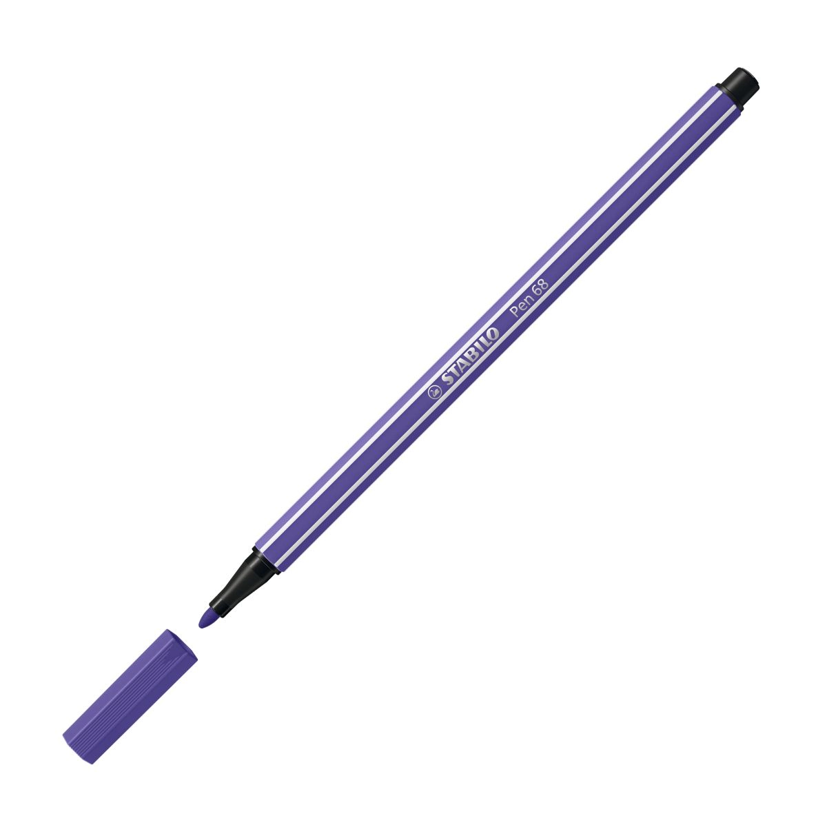Caneta hidrográfica Ponta Sintética 68/55 - Violeta - Stabilo
