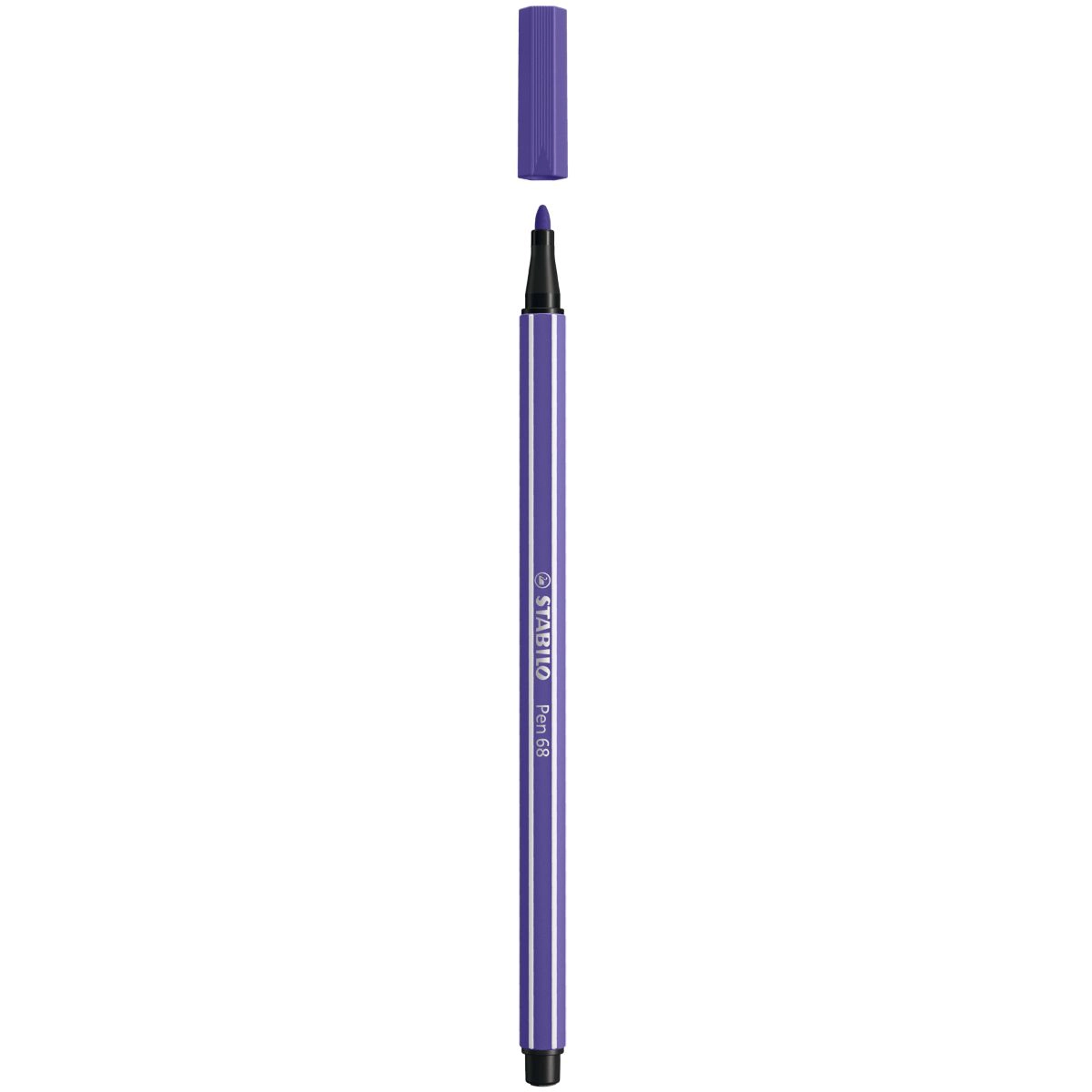 Caneta hidrográfica Ponta Sintética 68/55 - Violeta - Stabilo
