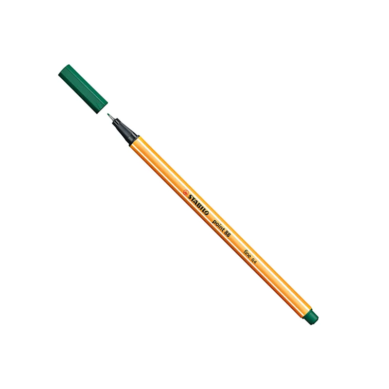Caneta hidrográfica Fine Point 88/63 - Verde Azeitona - Stabilo