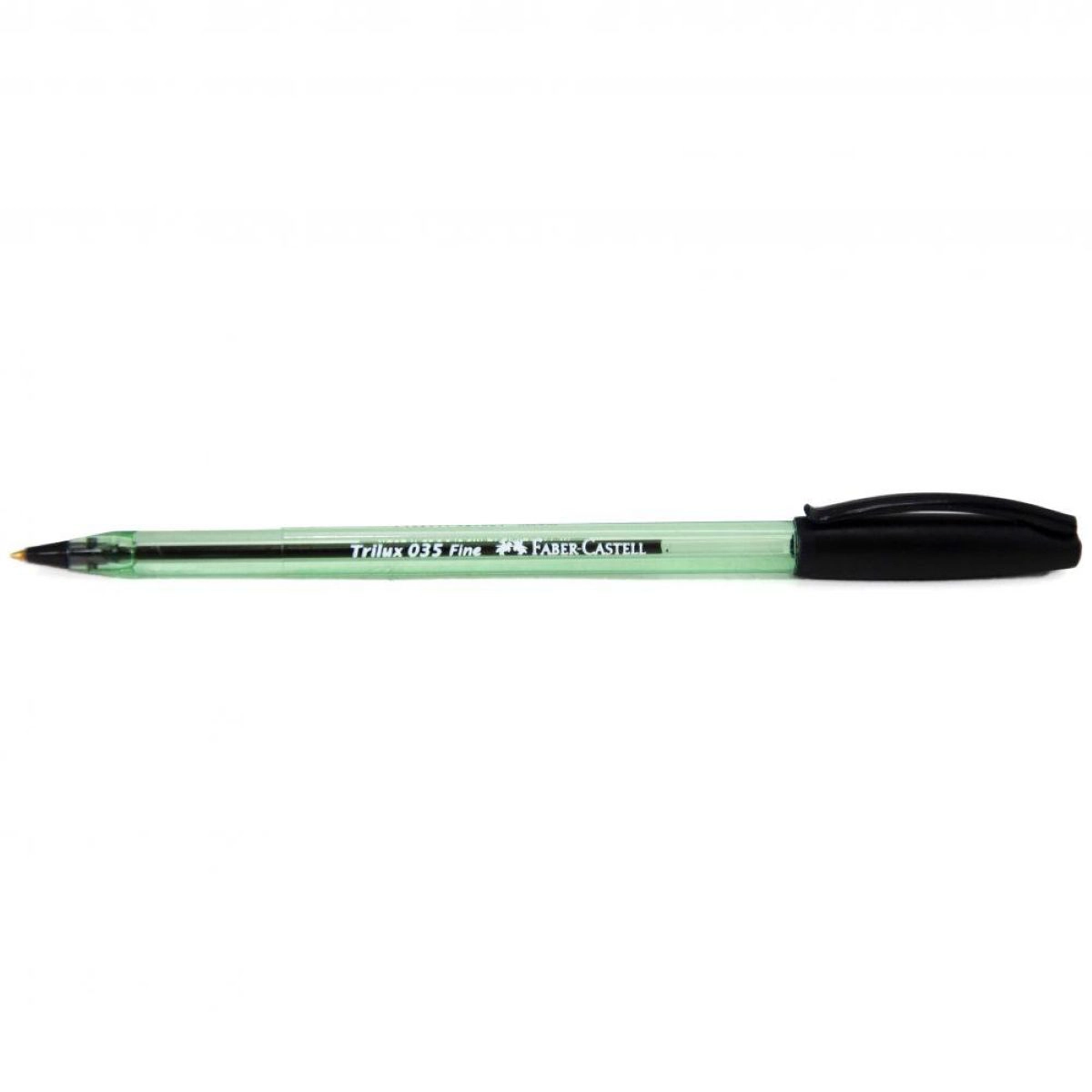 Caneta esferográfica 0.8 Trilux Azul/Preto/Vermelho SM/TRIPF com 3 unidades - Faber-Castell