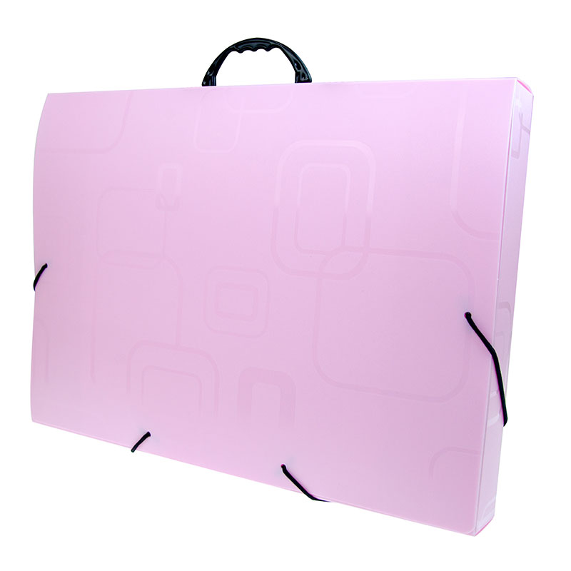 Maleta com alça Dellofine A3 - rosa - 2151.Q - Dello - Organização