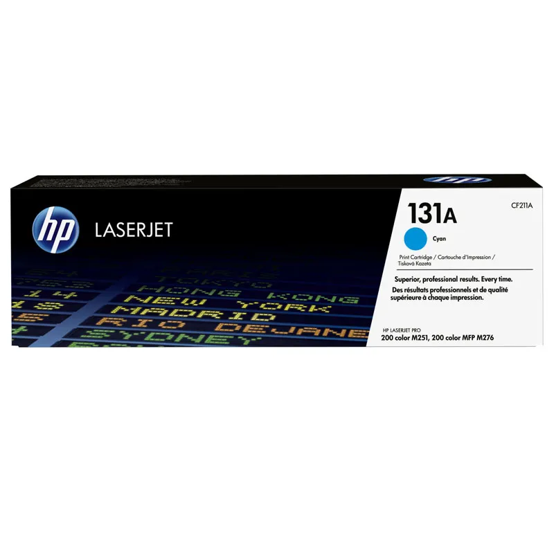 Toner HP 131A Original CF211A Ciano p/ Laserjet Pro M276nw, M251nw
