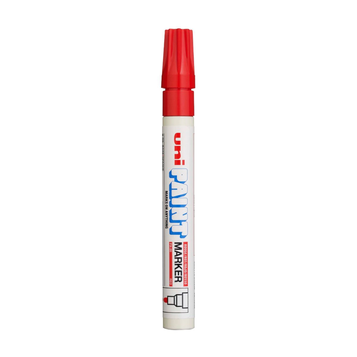 Pincel marcador permanente Paint Marker vermelho PX-20 Uni-Paint