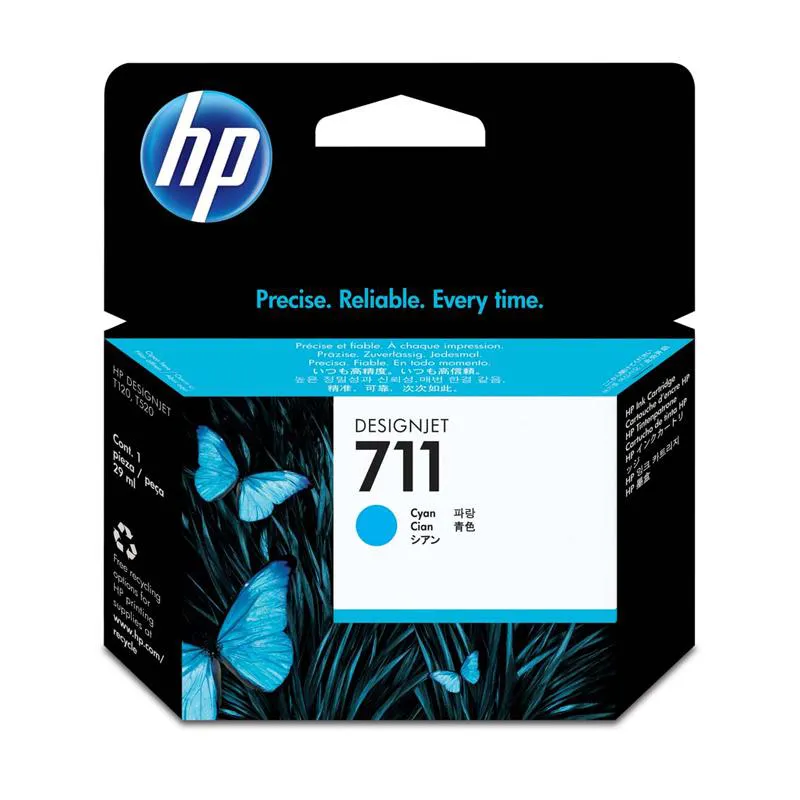 Cartucho HP 711 Original CZ130AB ciano p/ designfet T120,T520