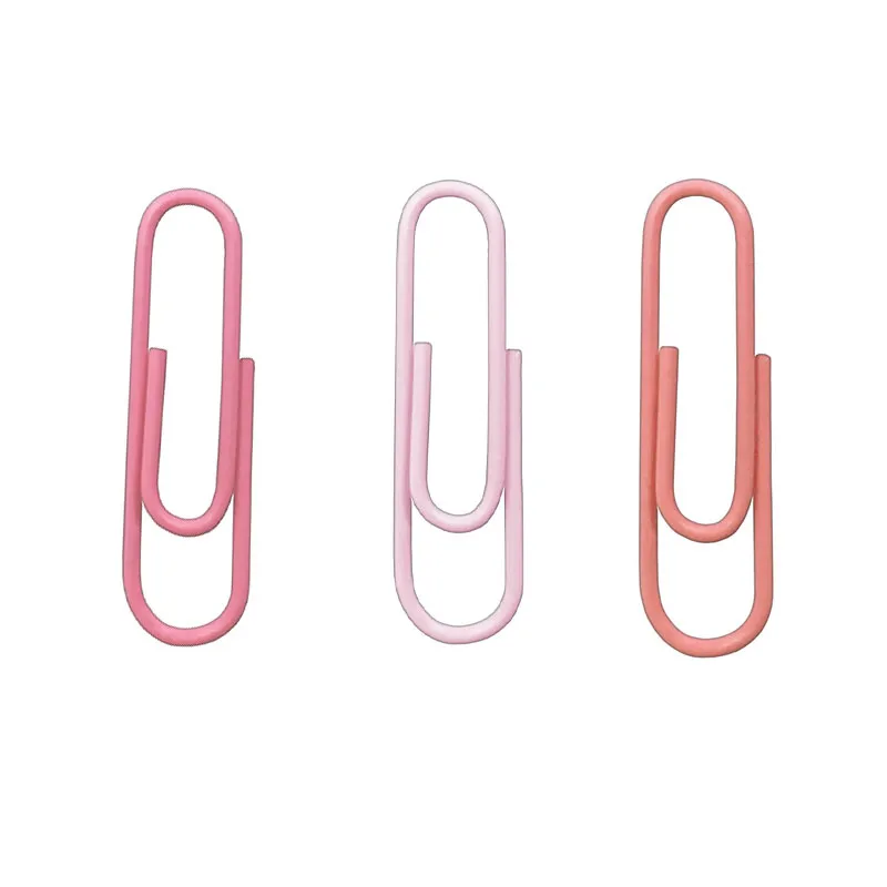 Clips Rosa pastel 28mm com 120 unidades 315770 - Tilibra
