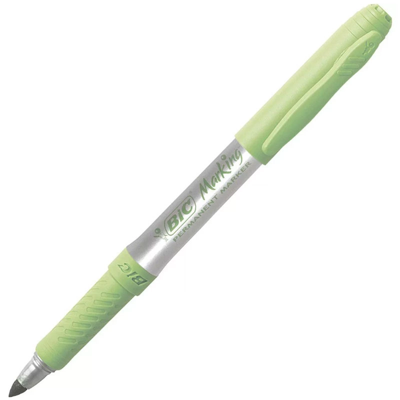 Pincel marcador permanente Marking Verde Pastel 971143 - Bic