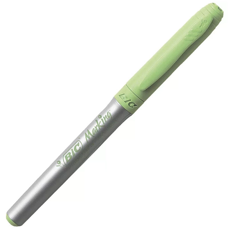 Pincel marcador permanente Marking Verde Pastel 971143 - Bic