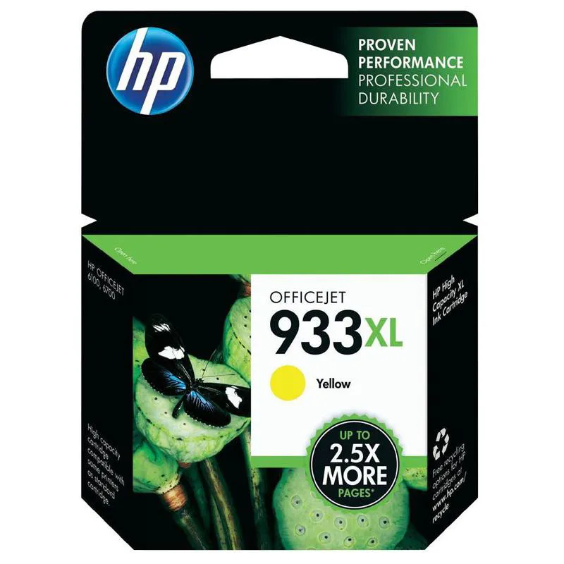 Cartucho HP 933XL Original CN056AL amarelo p/ Officejet 7110