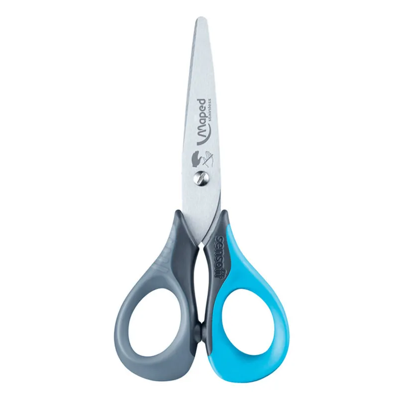 Tesoura escolar para canhoto Sensoft 3D 13cm 693500 - Maped