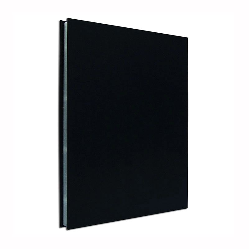 Pasta catálogo ofício economic 0222-6 Preta com 100 plásticos - Hemon