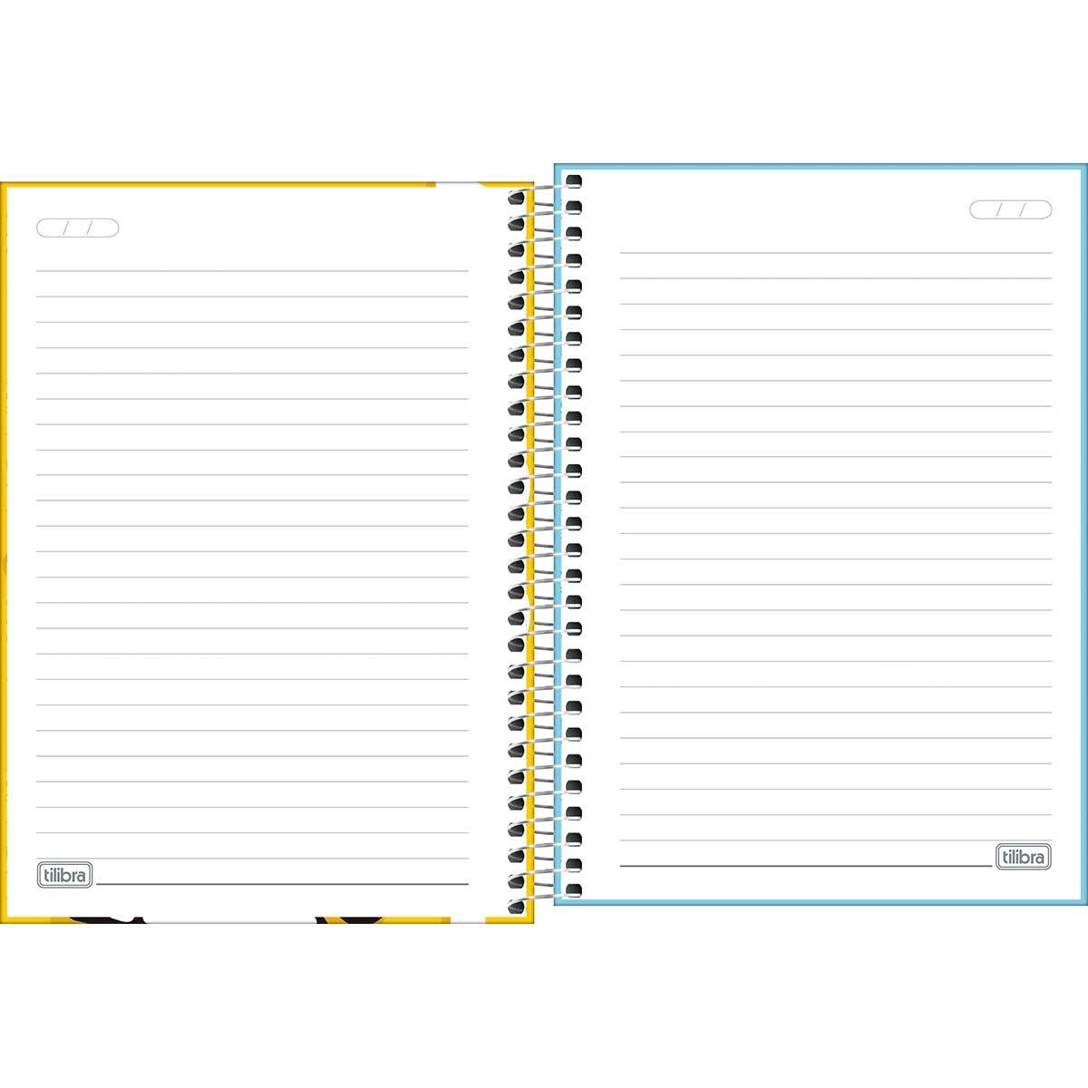 Caderno espiral capa dura 1/4 80 folhas Snoopy - Tilibra
