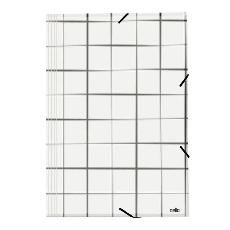 Pasta com aba elástico ofício - Minimal - 0286.ML - Dello