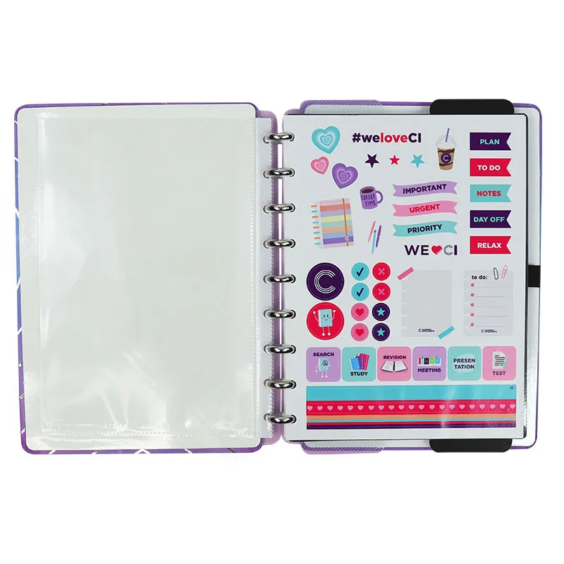 Caderno Inteligente A5 Silver Love - CIA52122