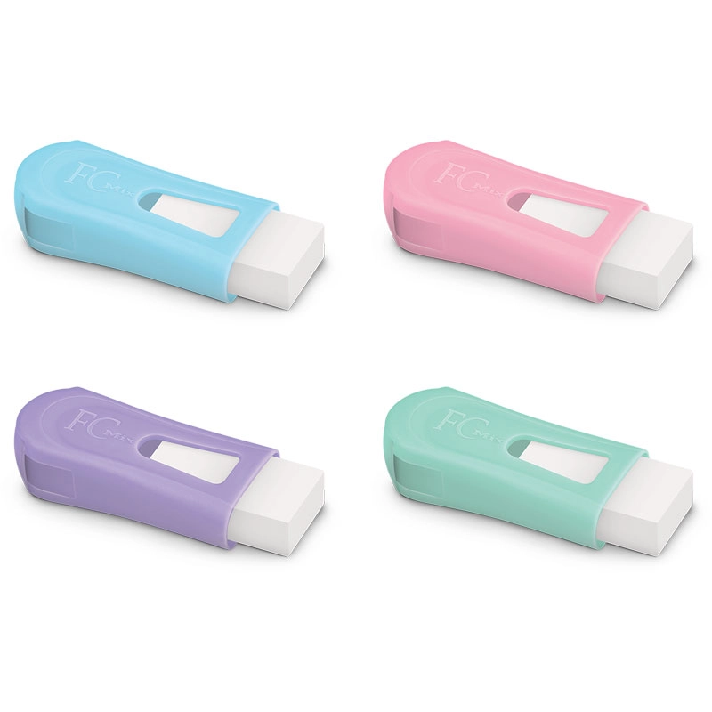 Apontador com coletor e borracha FC Mix Pastel SM/124BORPASTELZF com 1 unidade - Faber-Castell