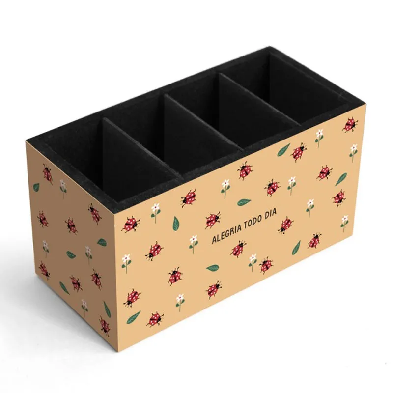 Porta objetos com 4 divisórias Joaninha 4029 - Fina Ideia