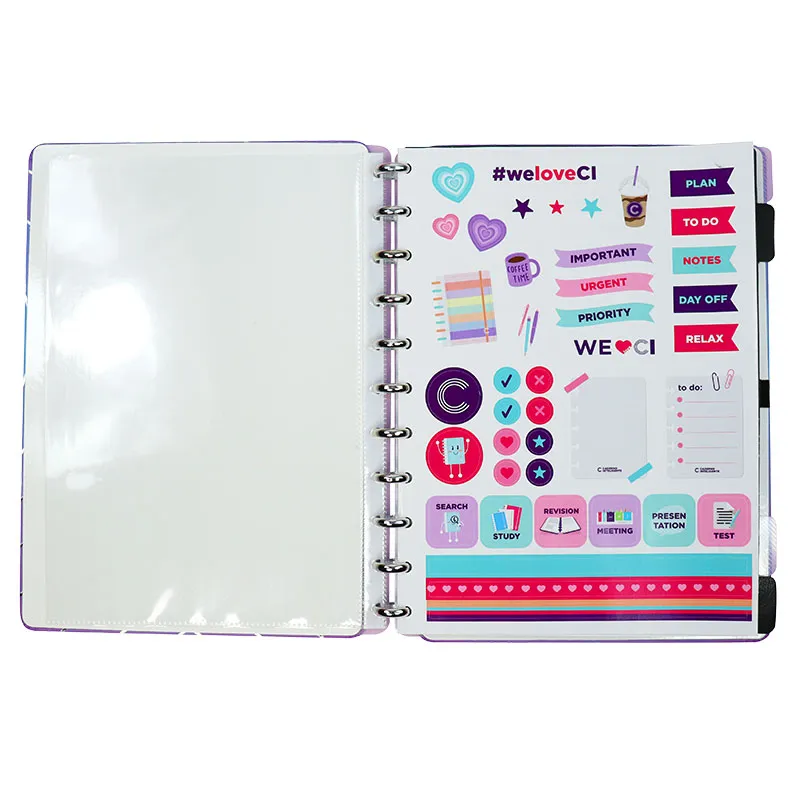Caderno Inteligente grande Silver Love - CIGD4127