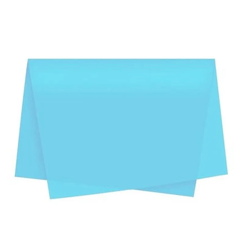 Papel de seda Azul Claro 50x70cm 100 folhas - Riacho