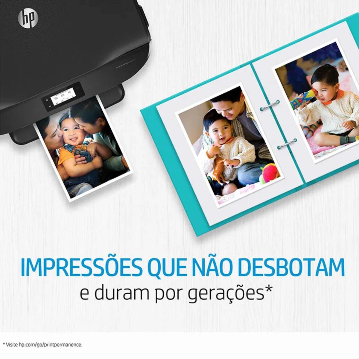 Cartucho HP 667XL Original 3YM80AB Cores p/ Deskjet 2376, 2776, 6476, 5076, 5276