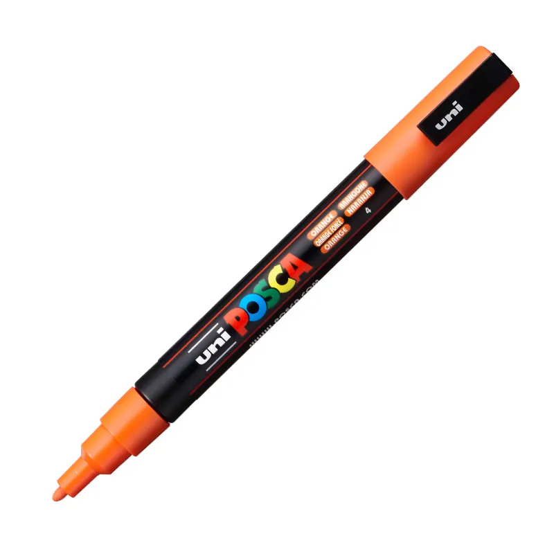 Caneta Posca PC-3M - Laranja Claro - Uni-Ball