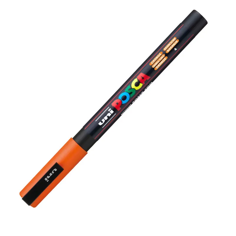 Caneta Posca PC-3M - Laranja Claro - Uni-Ball