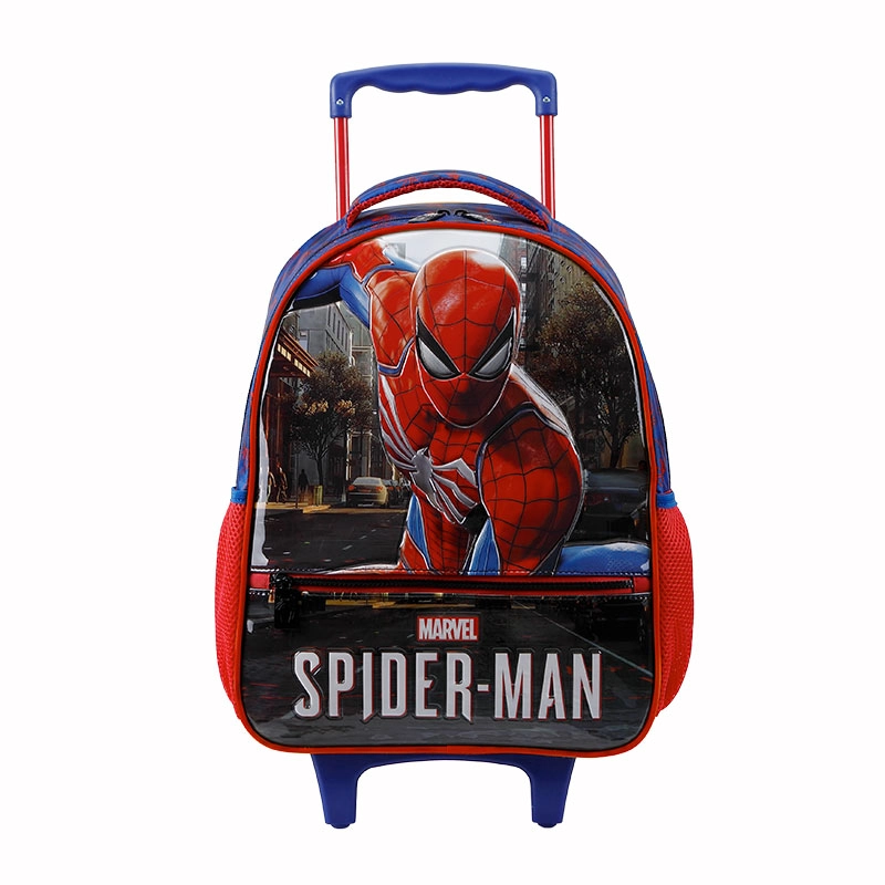 Mochila escolar grande com rodas 11670 - Spider Man R1 - Xeryus