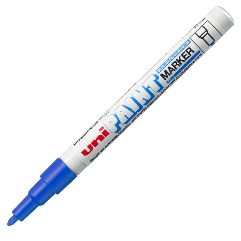 Pincel marcador permanente Paint Marker Azul PX-21 - Uni-Paint
