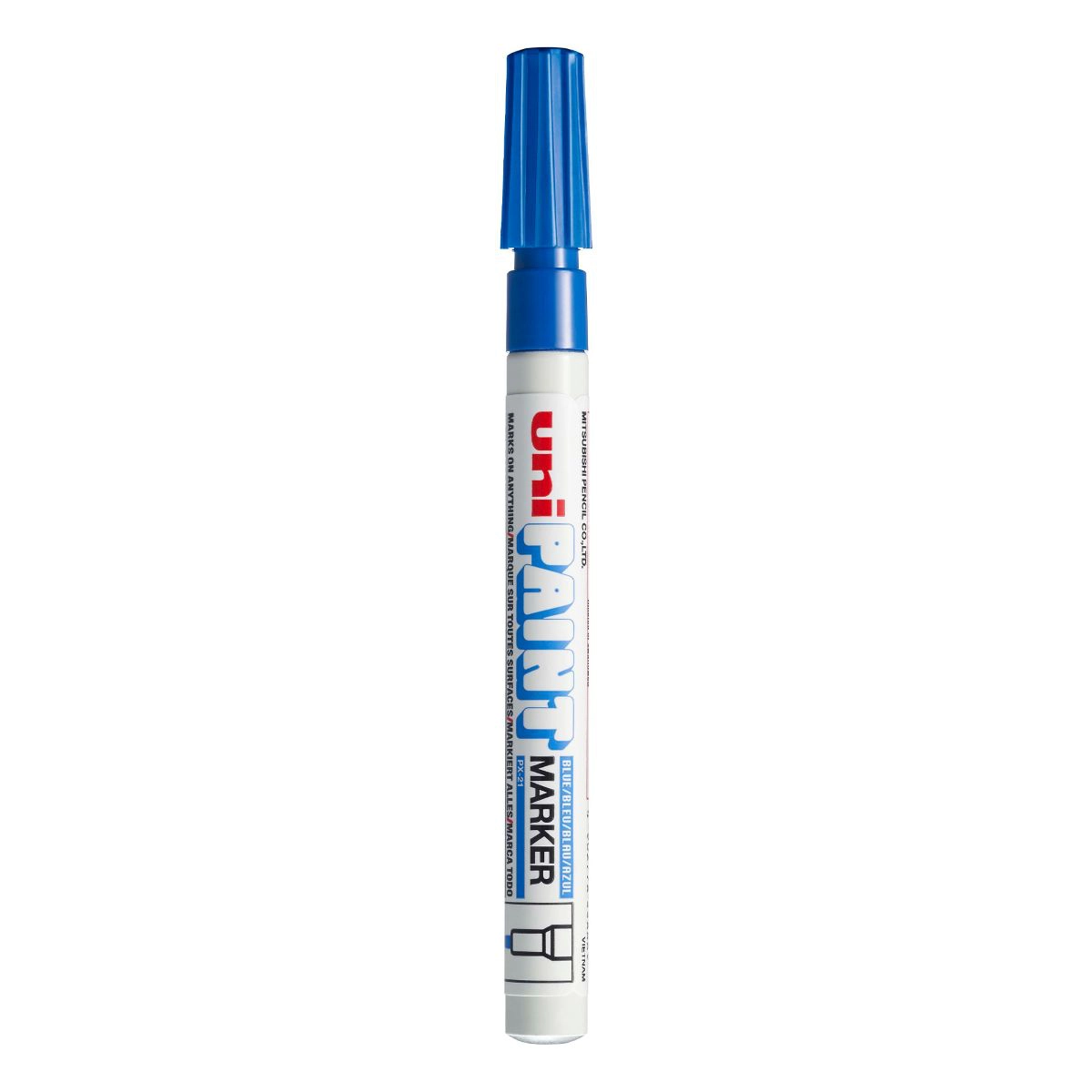 Pincel marcador permanente Paint Marker Azul PX-21 - Uni-Paint