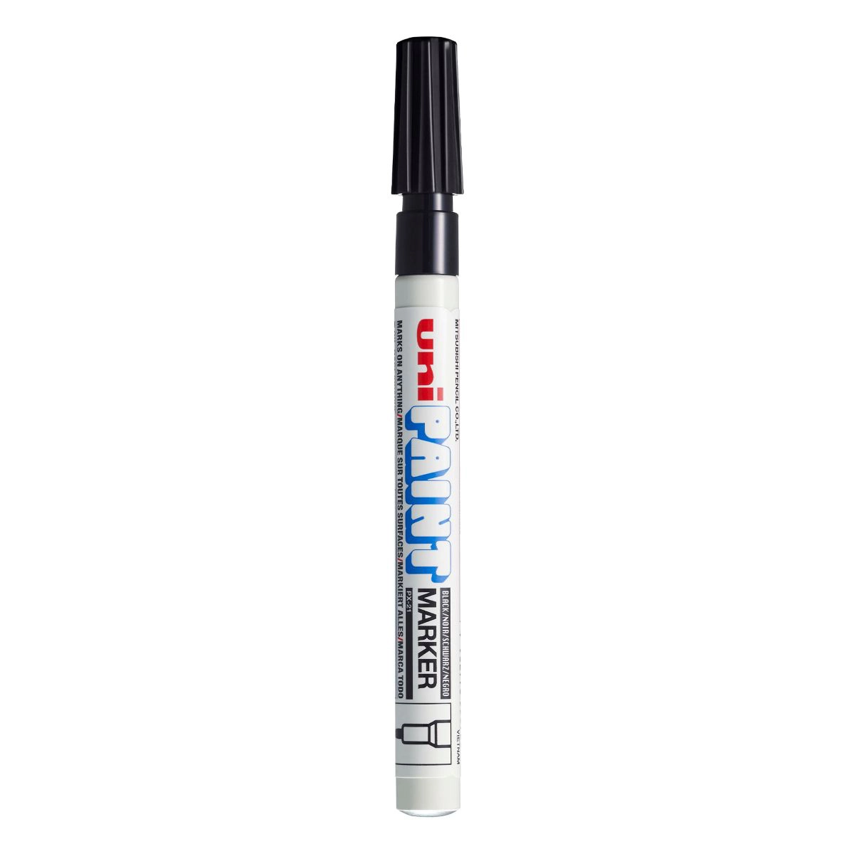 Pincel marcador permanente Paint Marker Preto PX-21 - Uni-Paint