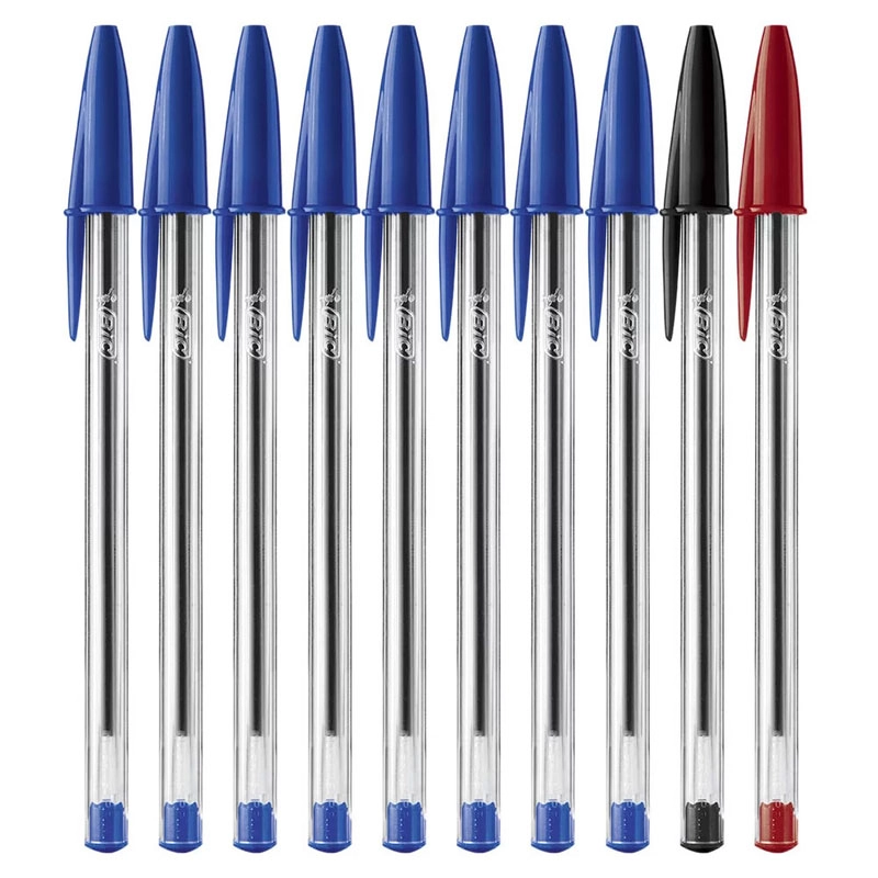 Caneta esferográfica Cristal 1.0 Cores Clássicas com 10 unidades - Bic