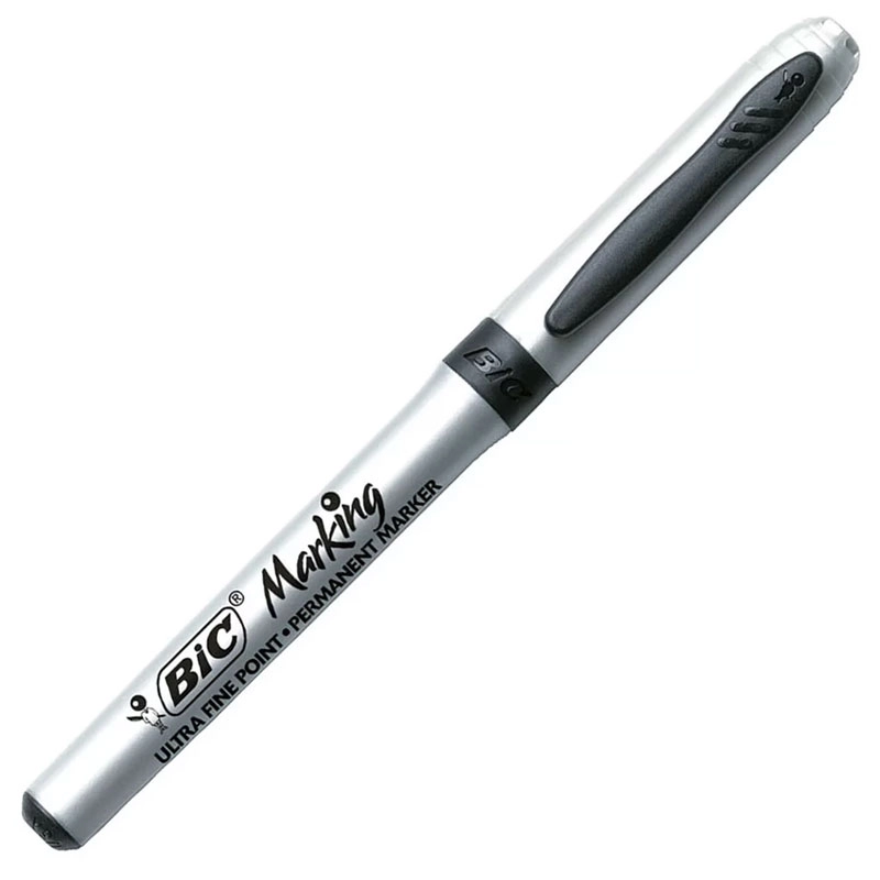 Pincel marcador permanente Intensity CD/DVD Preto com 1 unidade - Bic
