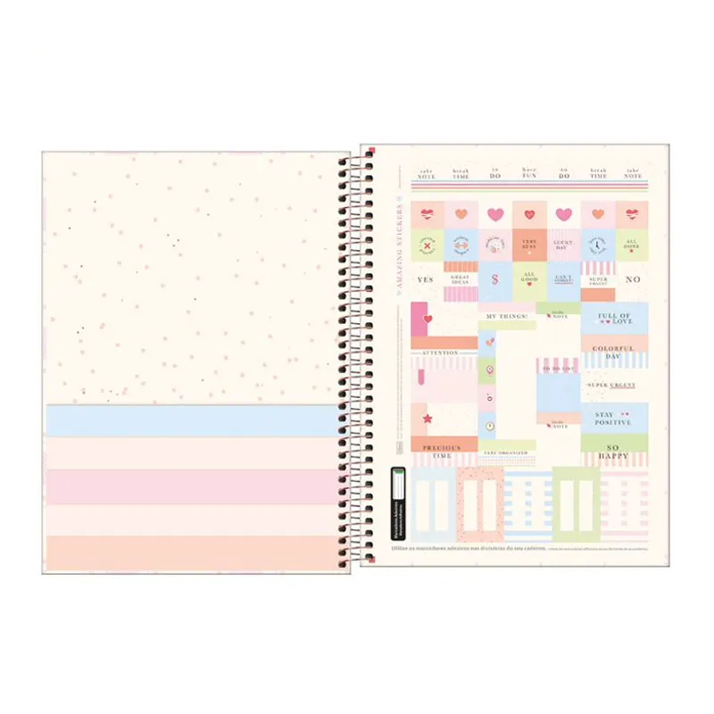 Caderno espiral capa dura universitário 1x1 80 folhas Soho - Tilibra