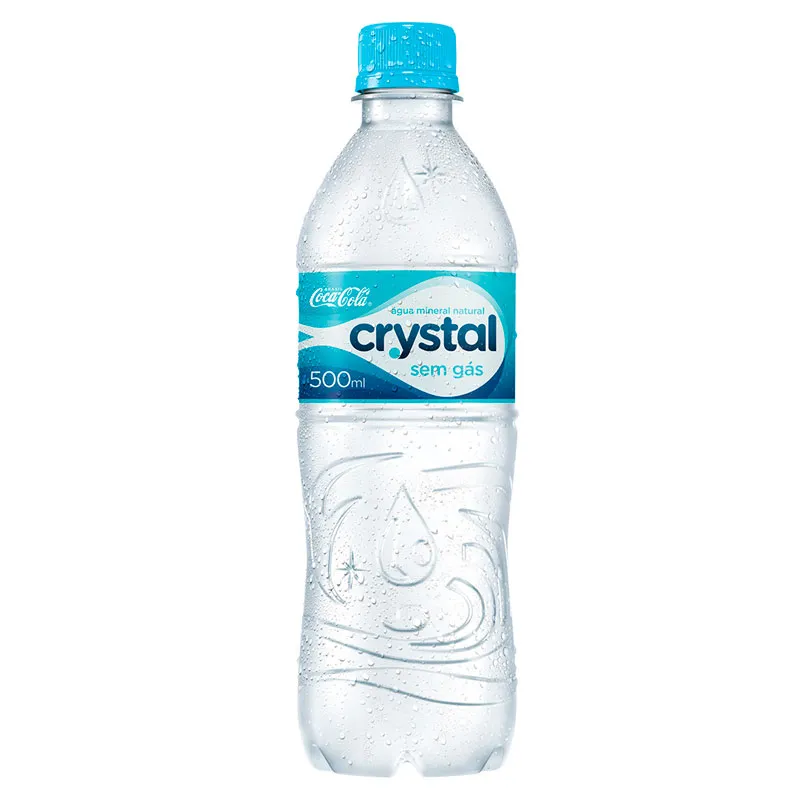 Água mineral sem gás 500ml - Crystal