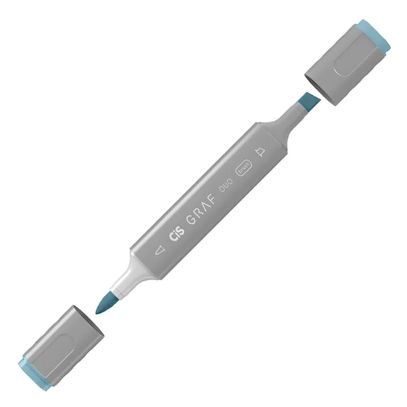 Caneta marcador artistico Graf Duo Brush - (BG3) - Blue Grey - Cis