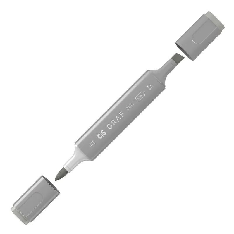 Caneta marcador artistico Graf Duo Brush - (CG7) - Cool Grey - Cis