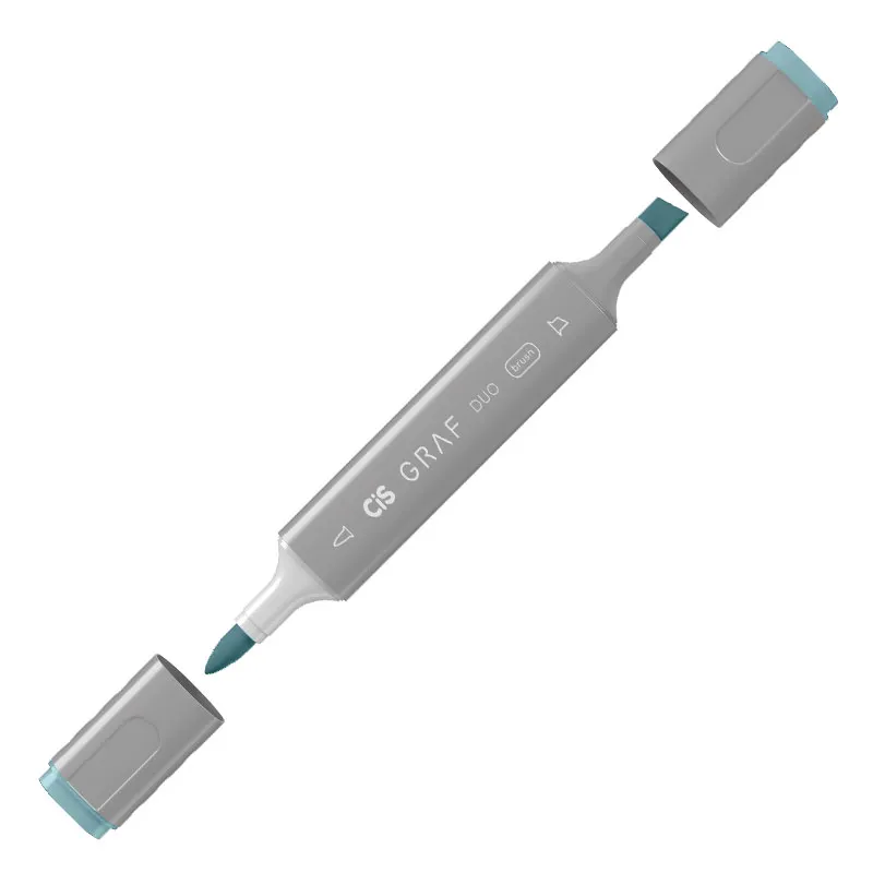 Caneta marcador artistico Graf Duo Brush - (BG9) - Blue Grey - Cis