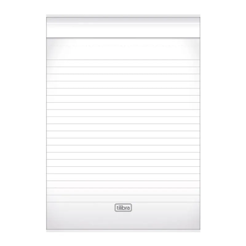 Bloco grampeado capa flexível pautado 80 folhas Happy - Tilibra