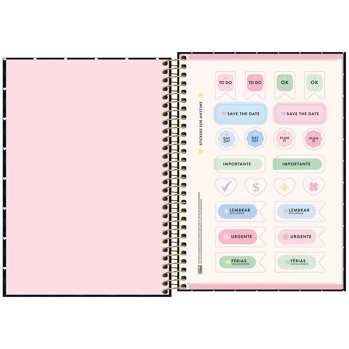 Agenda planner espiral semanal West Village 2027 - Tilibra