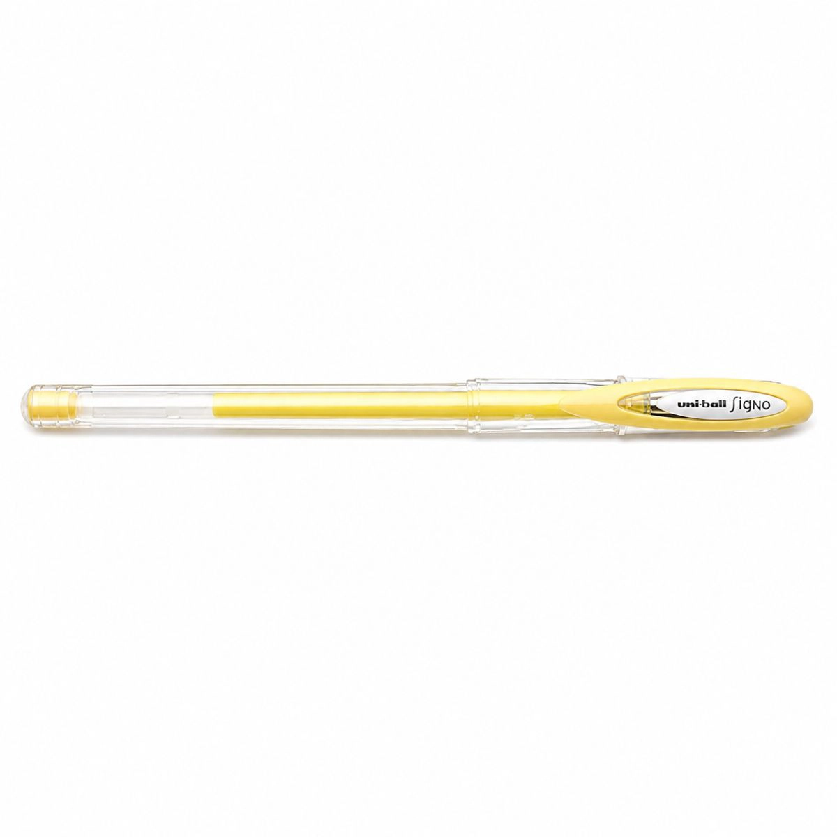 Caneta gel angelic signo 0.7mm UM-120AC - Amarela - Uni-ball