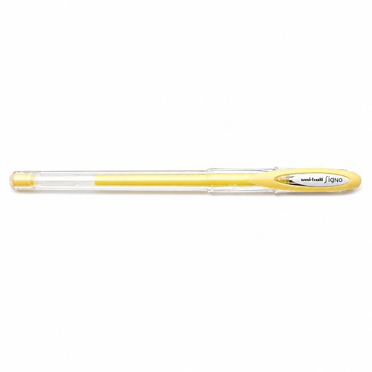 Caneta gel angelic signo 0.7mm UM-120AC - Amarela - Uni-ball