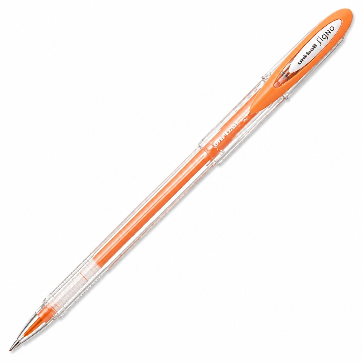 Caneta gel angelic signo 0.7mm UM-120AC - Laranja - Uni-Ball