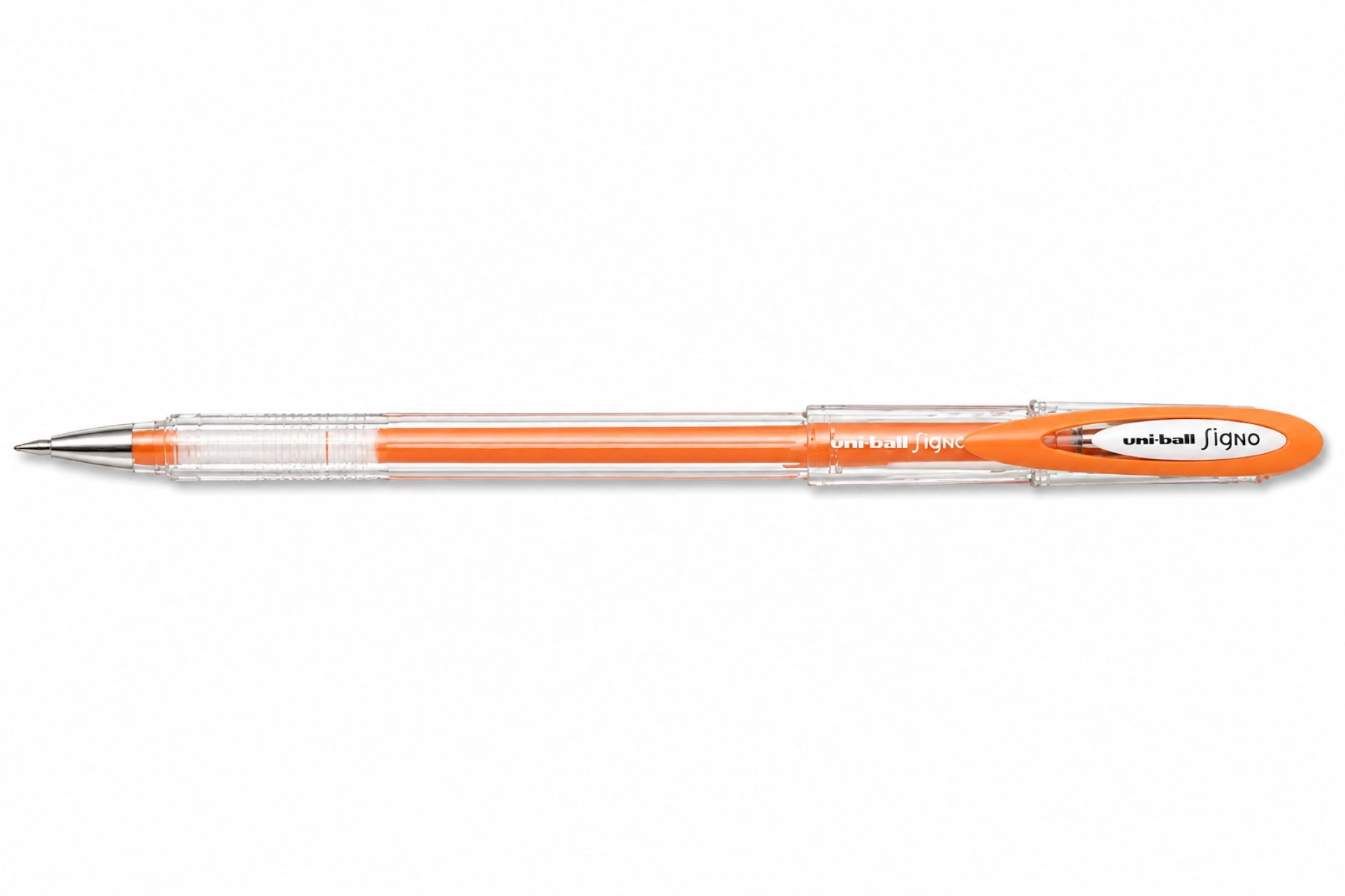 Caneta gel angelic signo 0.7mm UM-120AC - Laranja - Uni-Ball