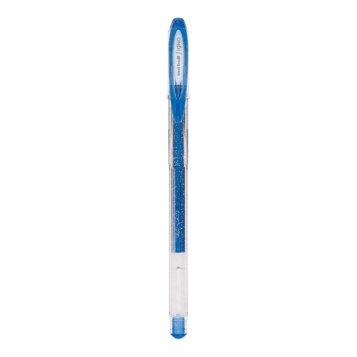 Caneta gel Sparkling Signo 0.7mm UM-120SP - Azul - Uni-Ball