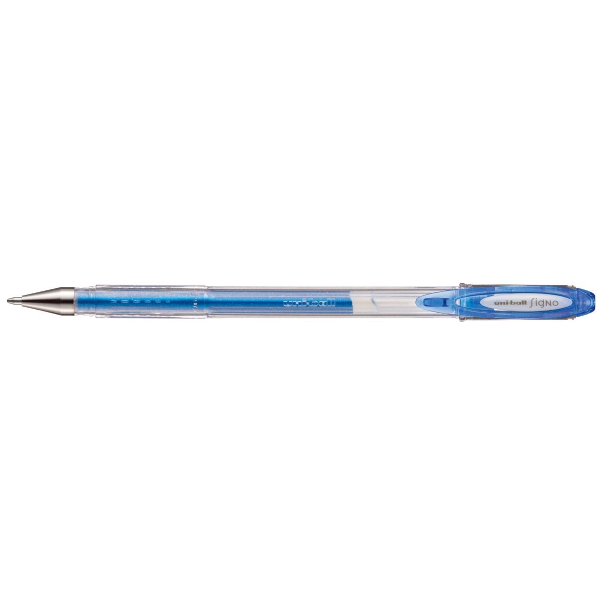 Caneta gel Sparkling Signo 0.7mm UM-120SP - Azul - Uni-Ball
