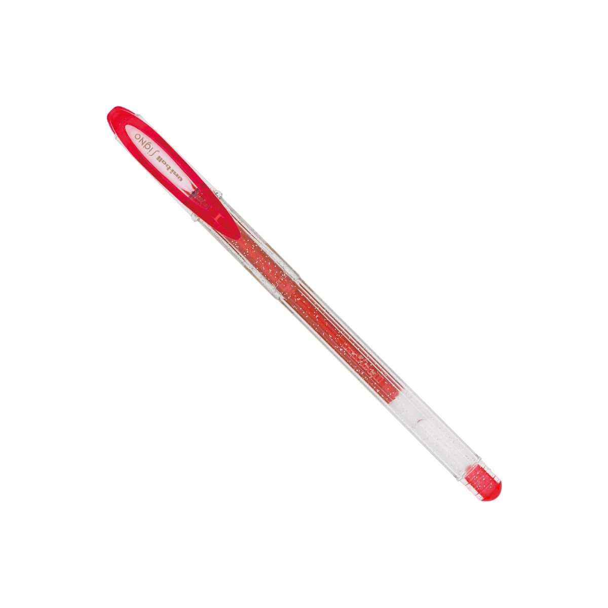 Caneta gel Sparkling Signo 0.7mm UM-120SP - Vermelha - Uni-Ball