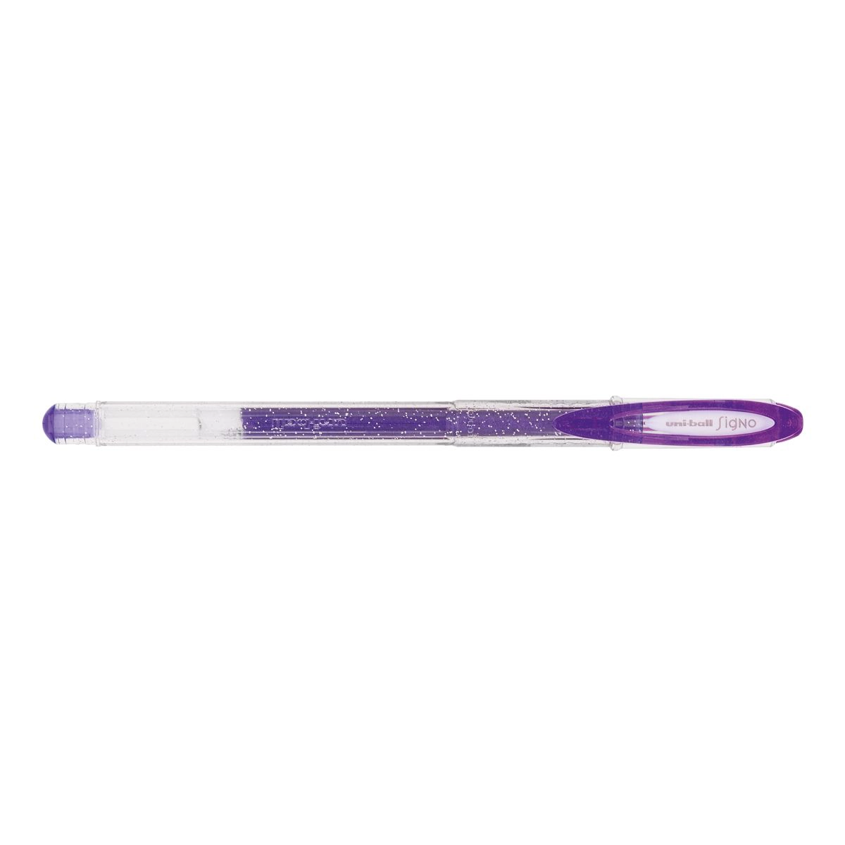Caneta gel Sparkling Signo 0.7mm UM-120SP - Violeta - Uni-Ball