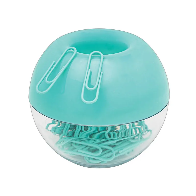 Porta clips magnético aqua - com 50 clips 28mm - 324931 - Tilibra