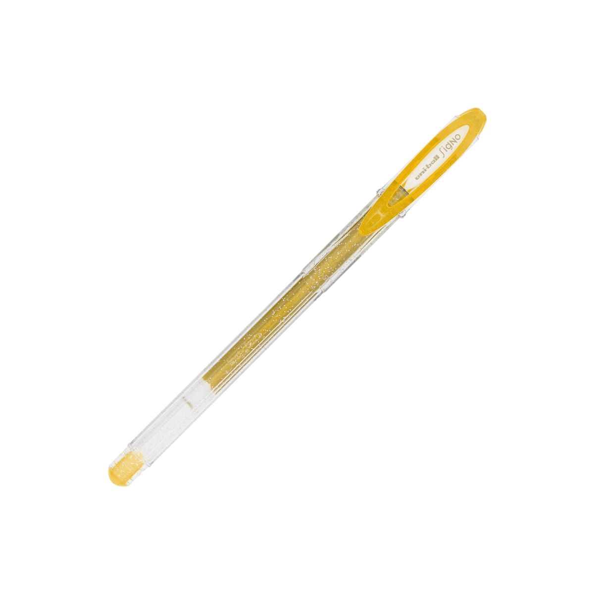 Caneta gel Sparkling Signo 0.7mm UM-120SP - Ouro - Uni-Ball
