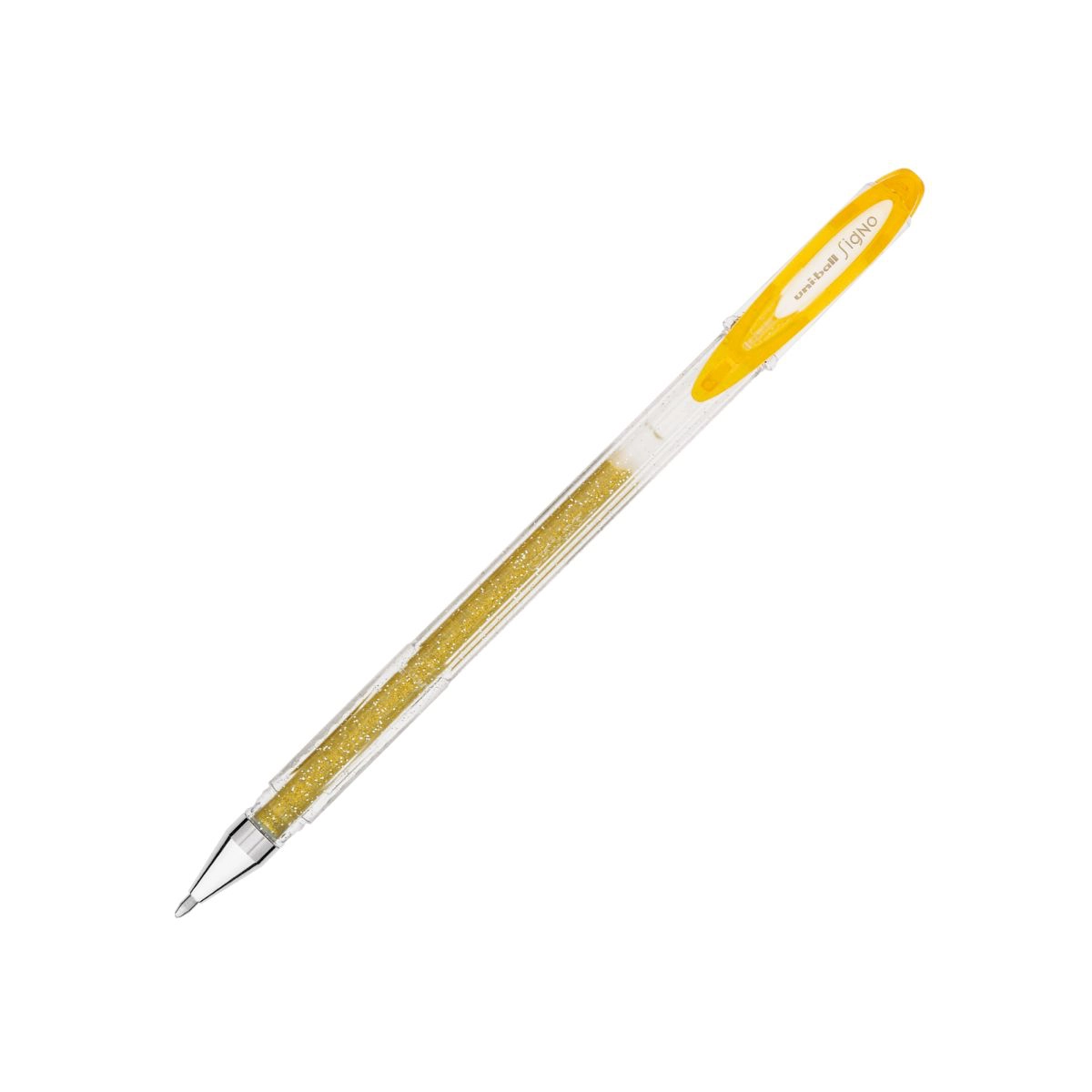 Caneta gel Sparkling Signo 0.7mm UM-120SP - Ouro - Uni-Ball